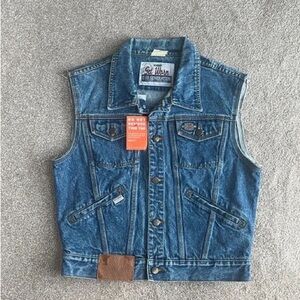 Lee Blue Denim Sleeveless Jacket
